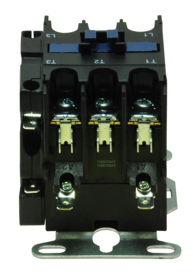 CONTACTOR - 30A 3-POLE (24V COIL) W/AUXILARY CONTACTS