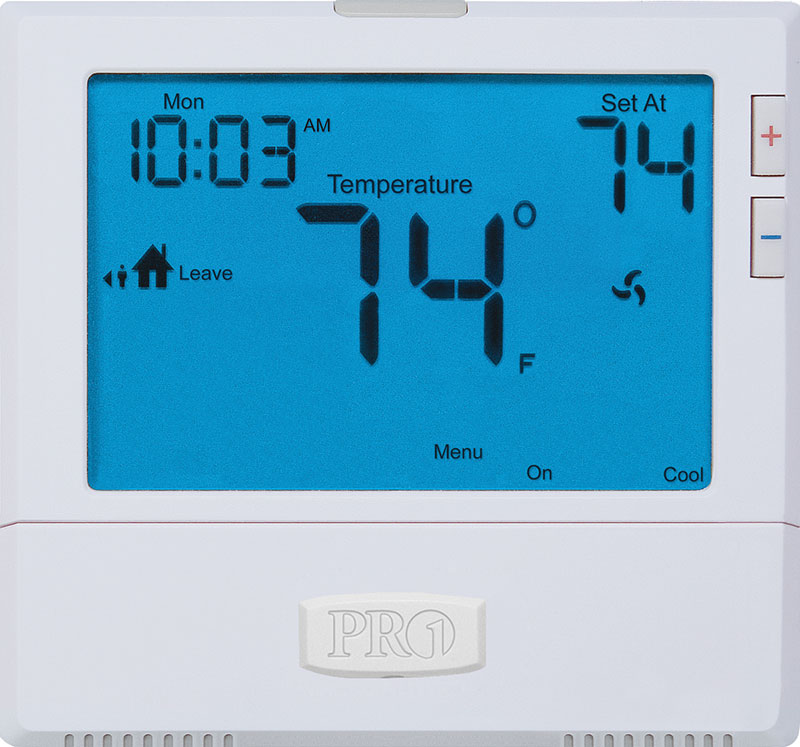 PRO1 IAQ T805 PROGRAMMABLE THERMOSTAT (GE/HP: 1H/1C)