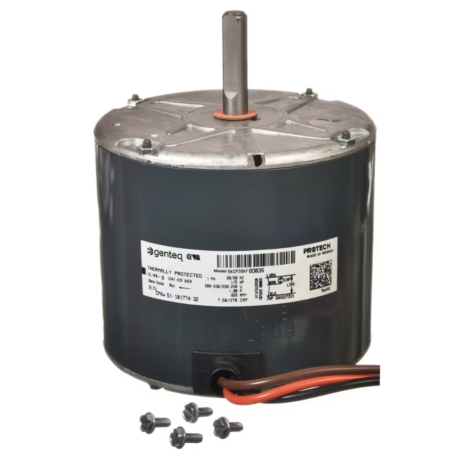 CONDENSER MOTOR - 1/5 HP 208-230 (825 RPM/1 SPEED)