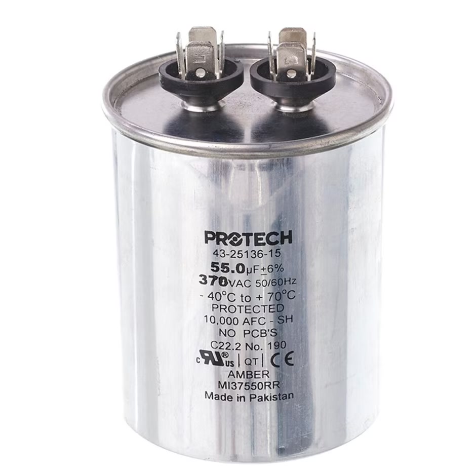 CAPACITOR - 55/370 SINGLE ROUND