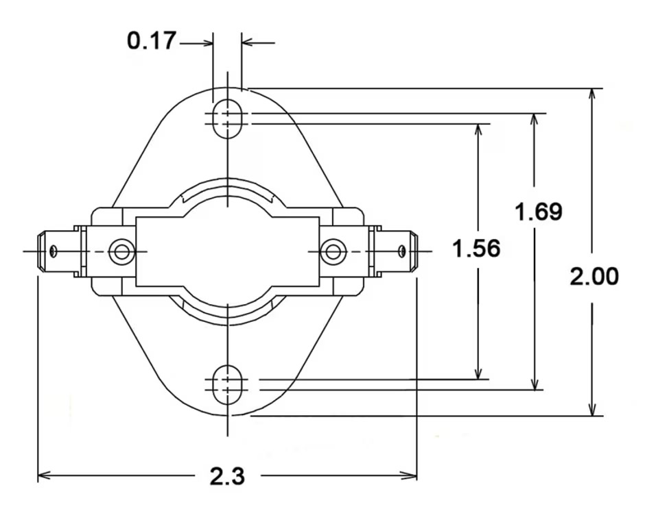 LIMIT SWITCH - AUTO RESET (FLANGED AIRSTREAM - TWO POLE)