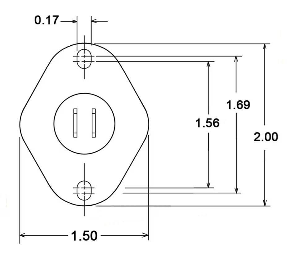 LIMIT SWITCH - AUTO RESET (FLANGED AIRSTREAM - LOW VOLTAGE) - RED