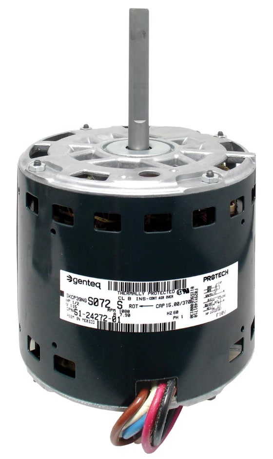 1/2HP 120V 1075RPM 3SPD 48F MOTOR