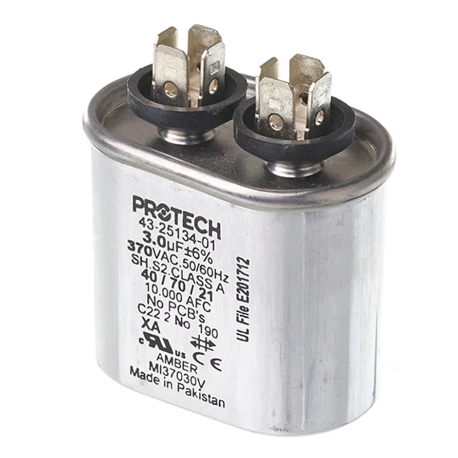 CAPACITOR - 3/370 SINGLE OVAL