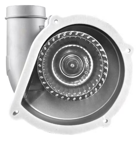 INDUCED DRAFT BLOWER W/GASKET - RIGH SIDE DISCHARGE - CAST METAL