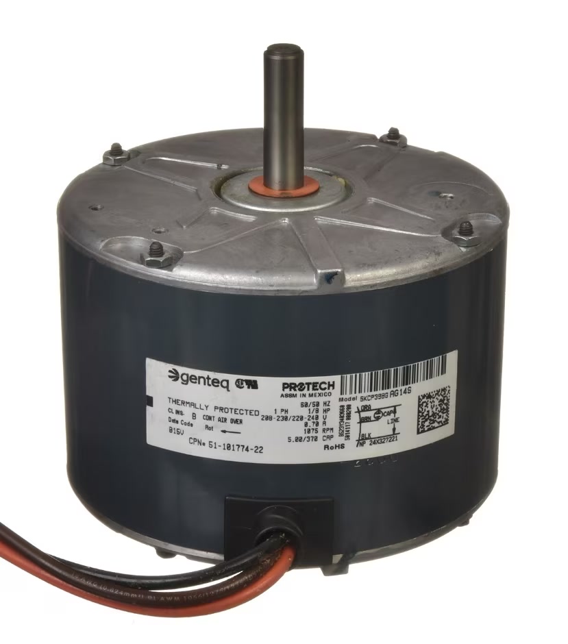 CONDENSER MOTOR - 1/8 HP 208-230/1/60 (1075 RPM/1