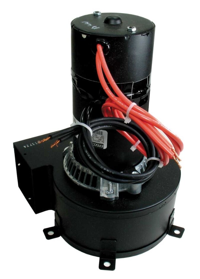 INDUCED DRAFT BLOWER W/GASKET - RIGHT SIDE DISCHARGE - 460V - POLYMERIC