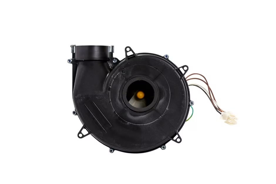 INDUCED DRAFT BLOWER W/GASKET - RIGHT SIDE DISCHARGE - 120V - POLYMERIC