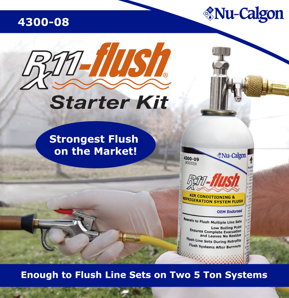 RX11-FLUSH STARTER KIT 1LB CAN,GUN,HOSE,ING TOOL