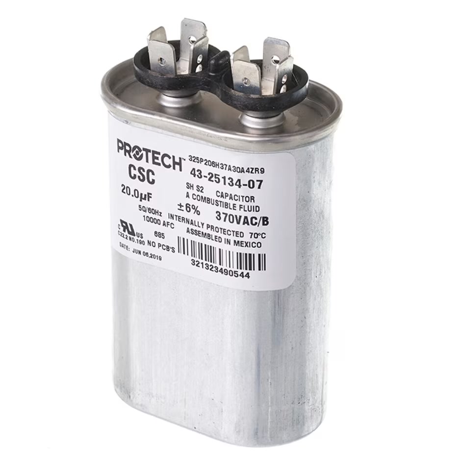 CAPACITOR - 20/370 SINGLE OVAL