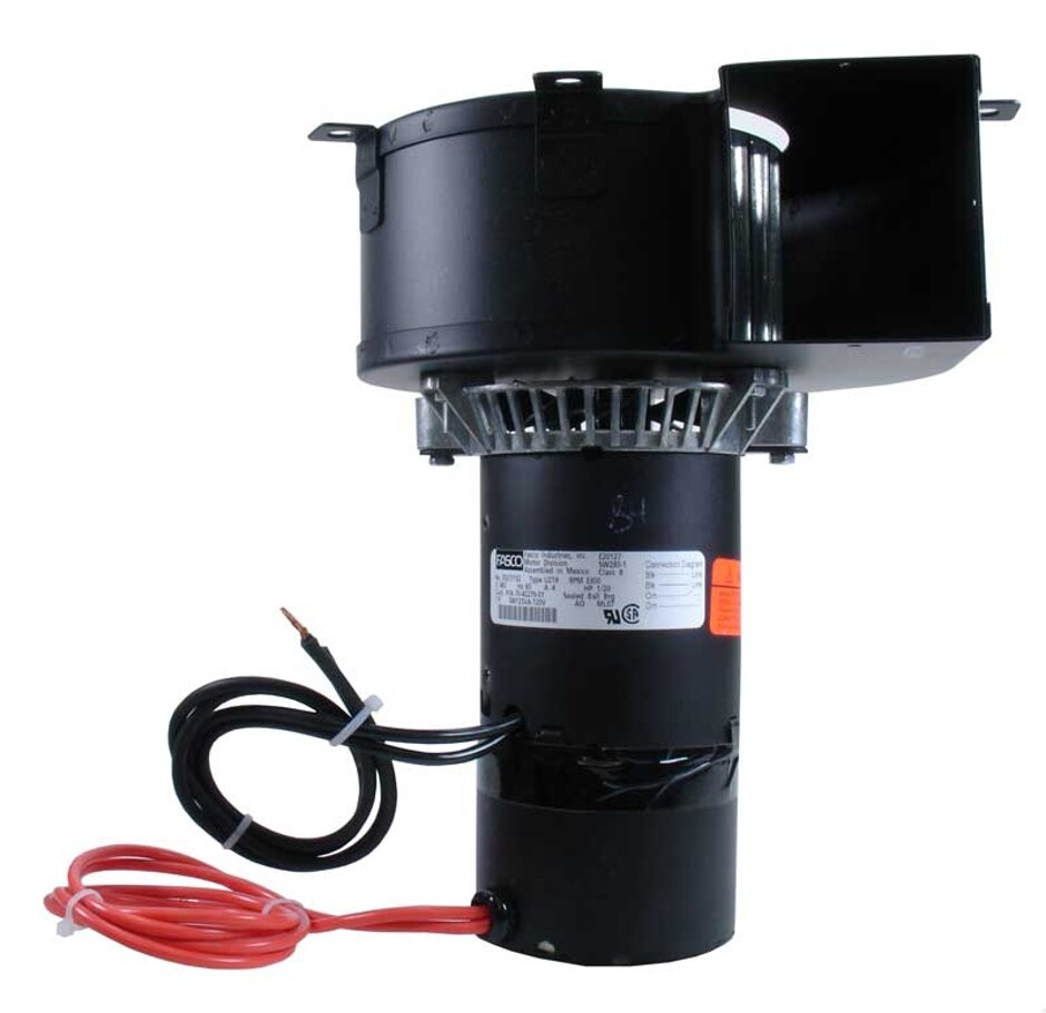 INDUCED DRAFT BLOWER W/GASKET - RIGHT SIDE DISCHARGE - 460V - POLYMERIC