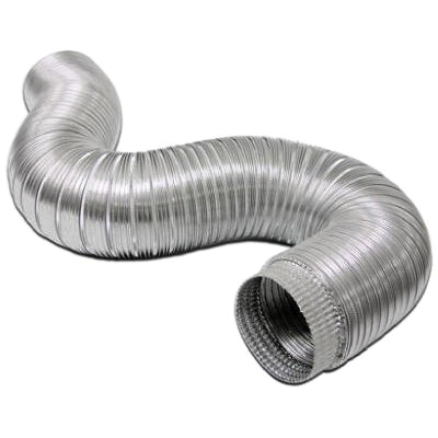 4" #801C CRIMPED ALUMINUM FLEX DUCT