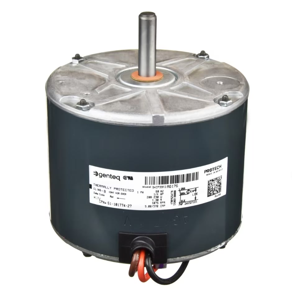 CONDENSER MOTOR - 1/4 HP 208-230 (1075 RPM/1 SPEED)