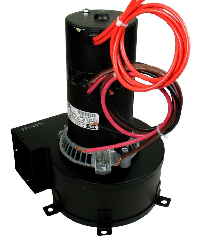 INDUCED DRAFT BLOWER W/GASKET - RIGHT SIDE DISCHARGE -208/203V - POLYMERIC