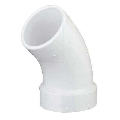 3IN PVC DWV 45* STREET ELBOW