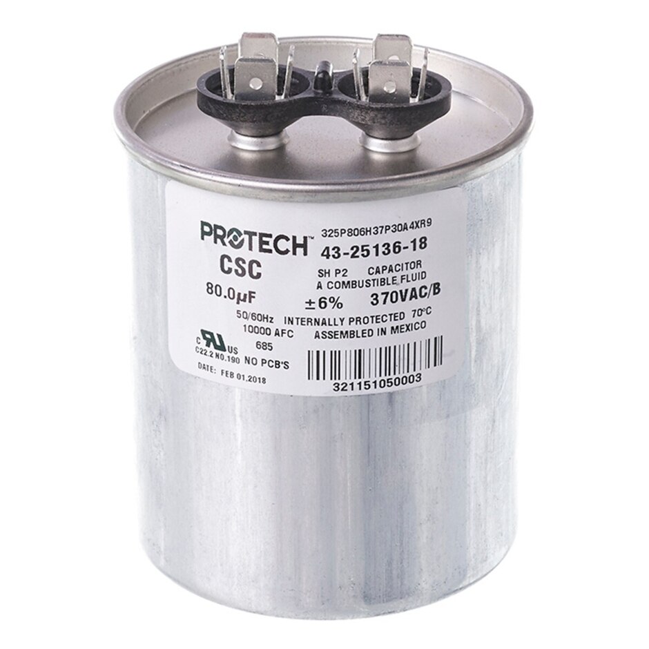 CAPACITOR - 80/370 SINGLE ROUND