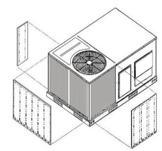 OUTDOOR COIL LOUVER KIT - HAILGUARD