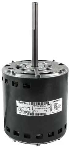 BLOWER MOTOR - 3/4 HP 208-230/1/60 (1075 RPM/2 SPEEDS) 11" LENGTH - RH1PZ