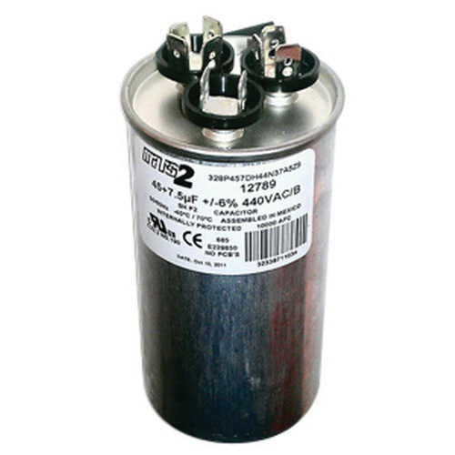 JARD 80/10MFD 440V ECONOMY DUAL ROUND RUN CAPACITOR