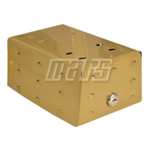 BTG-UM METAL TSTAT GUARD, 8 IN. H/5.1875 IN. W/3.625 IN. D SOLID BASE